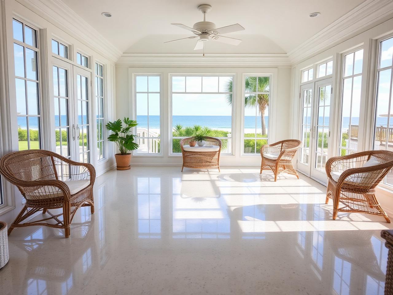 Florida Room Coatings project by Shoreline Coatings