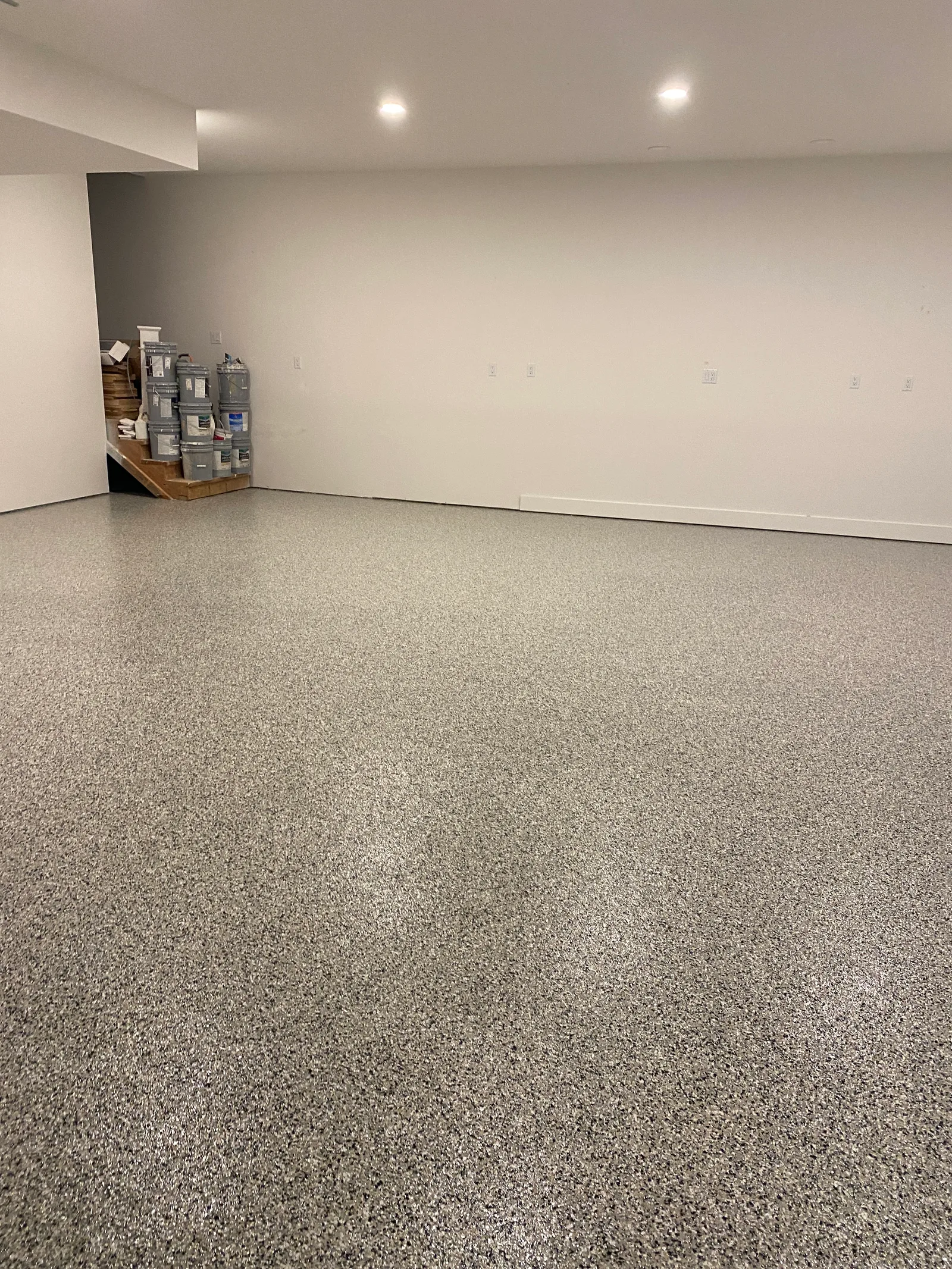 Finished interior floor coating in Gulf Breeze, FL